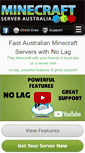 Mobile Screenshot of minecraftserver.com.au